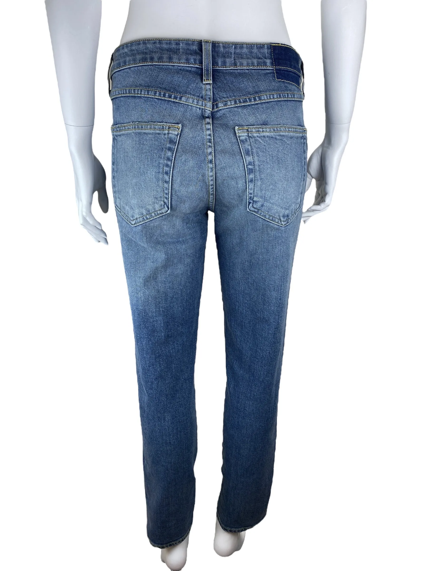 AMO Women's Tomboy Straight Jean Damsel Indigo Size 25 (0)