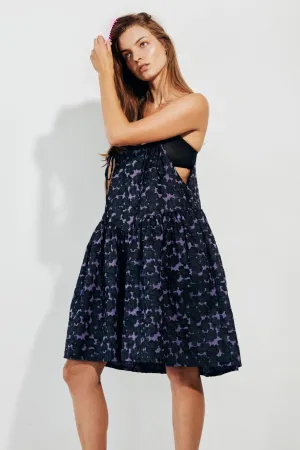 Amy Dress Jacquard Purple