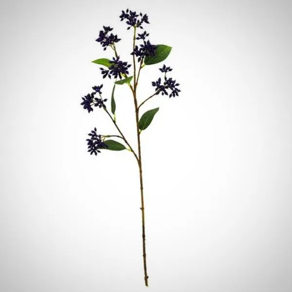 an artificial purple japanese berry spray