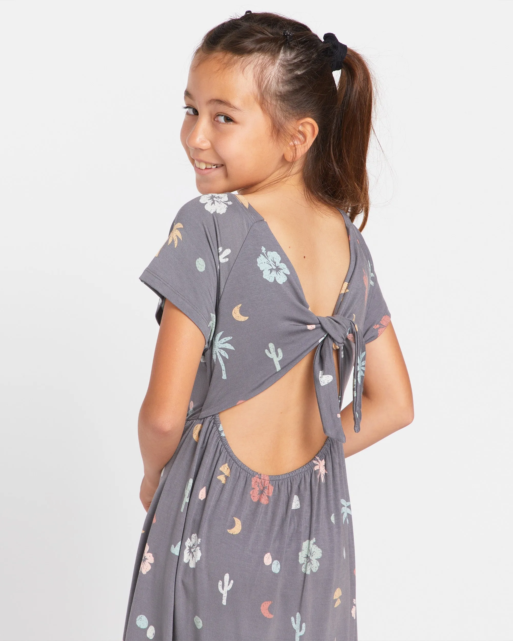 Big Girls Moondazed Dress - Dark Grey
