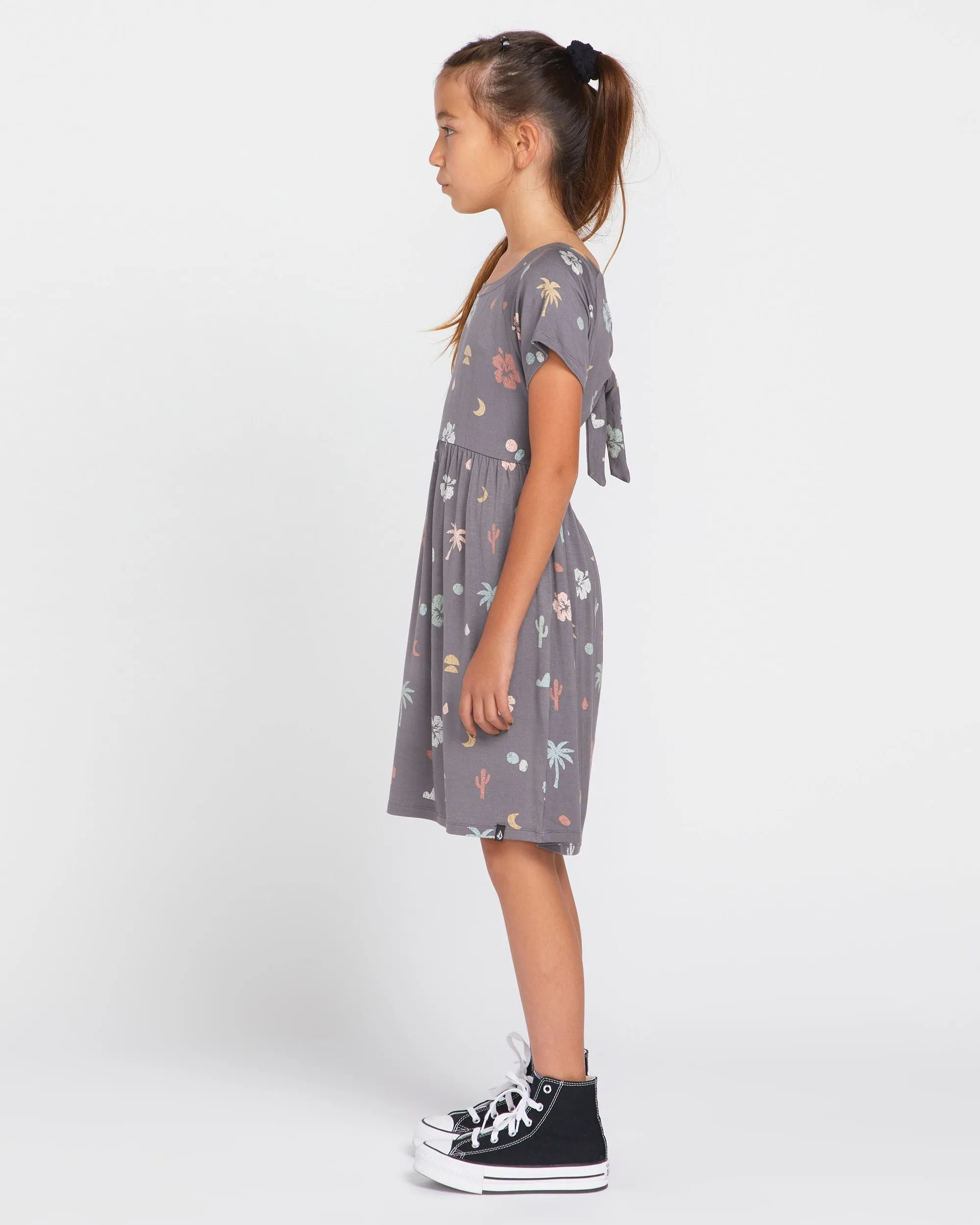 Big Girls Moondazed Dress - Dark Grey
