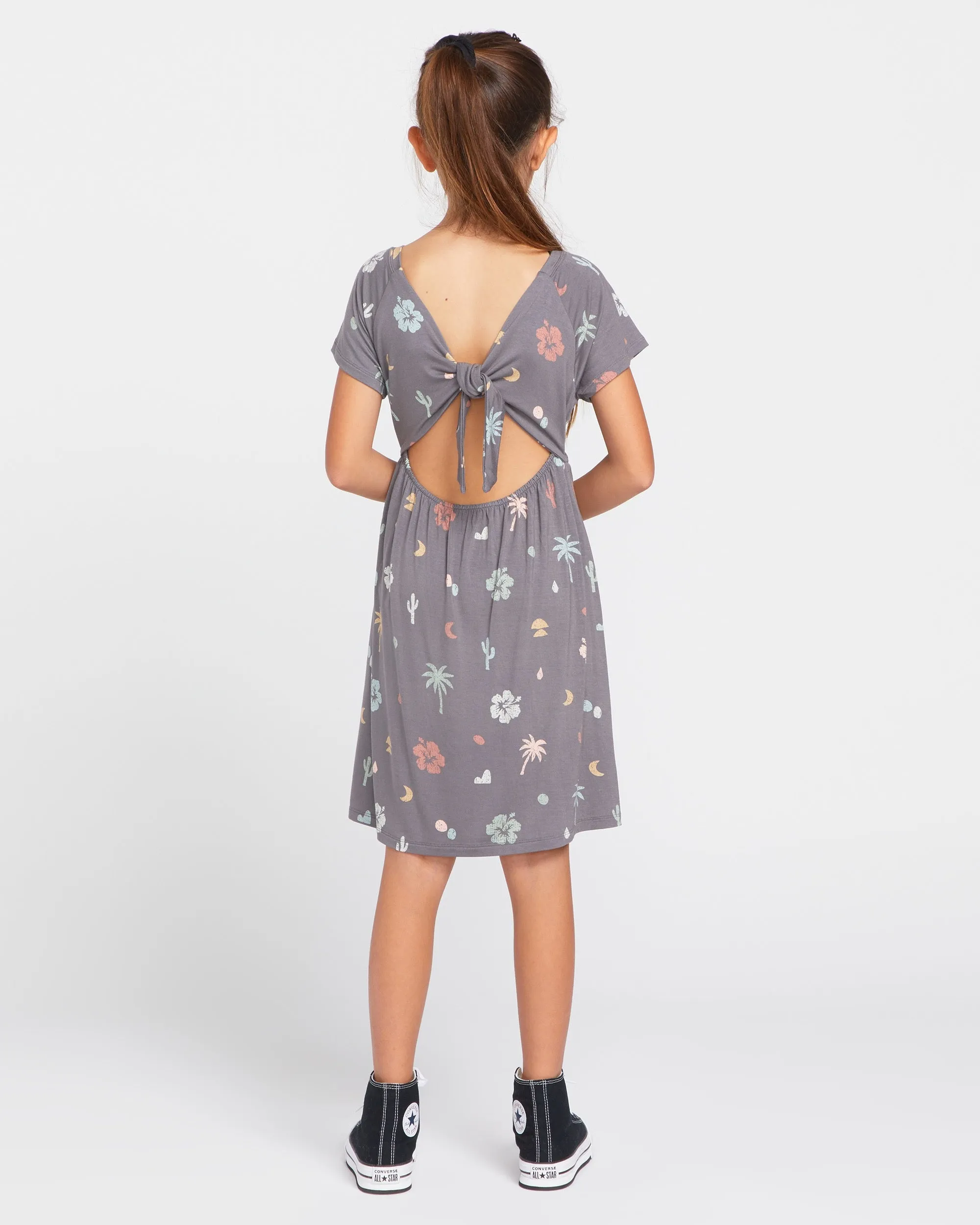 Big Girls Moondazed Dress - Dark Grey