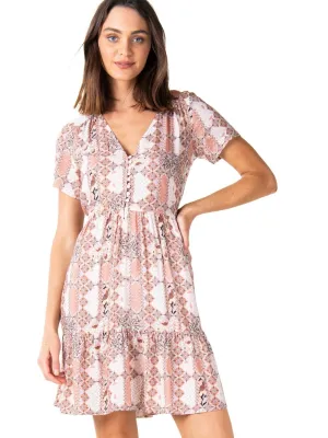 Casa Marina Dress - Sunset Peach