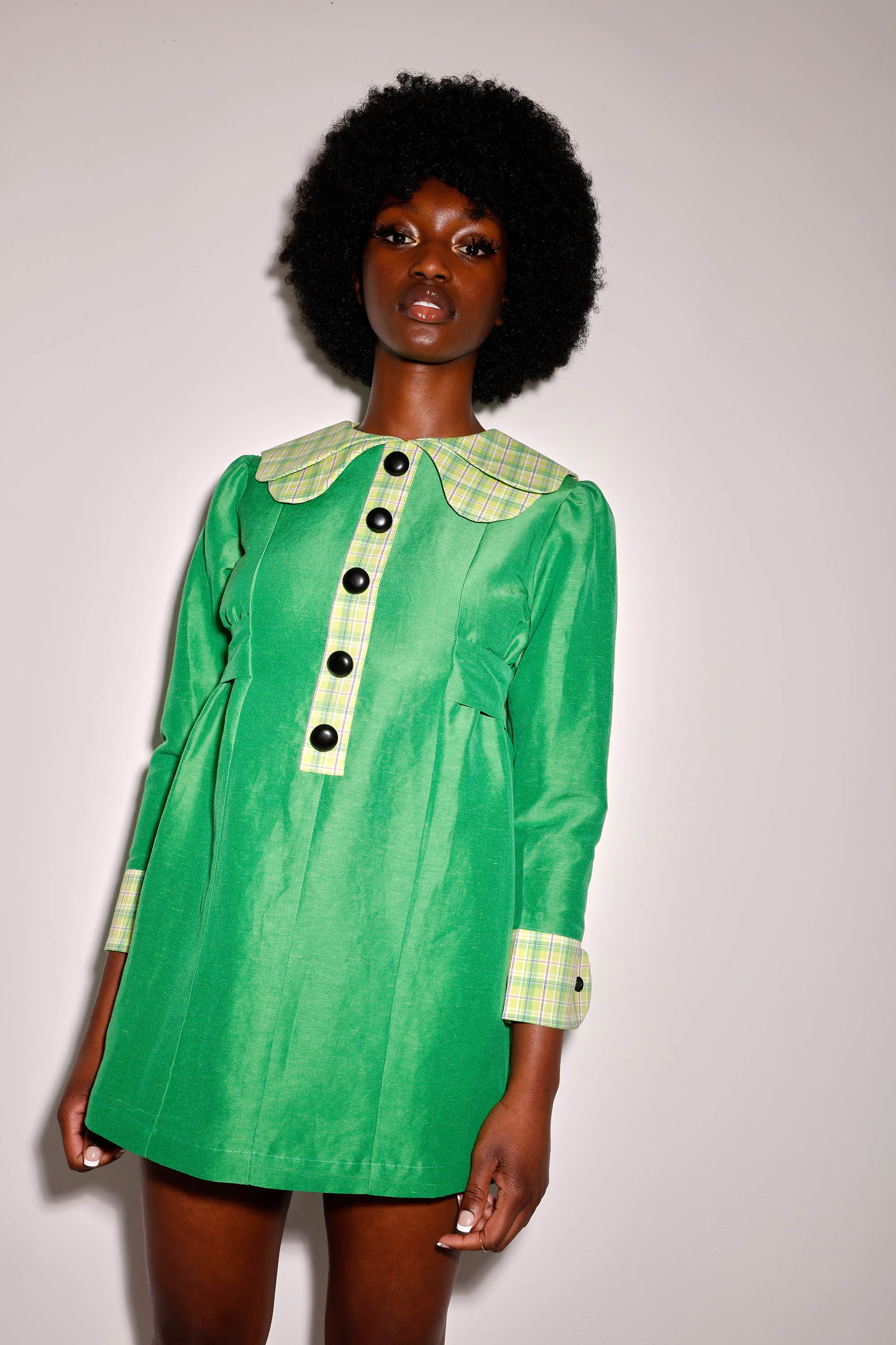 CLAUDETTE DRESS GREEN