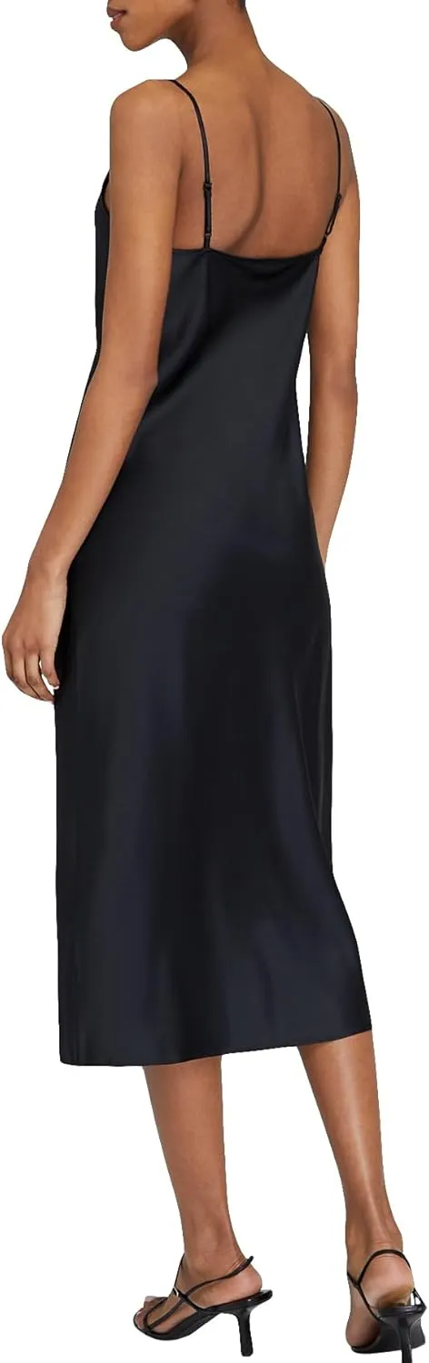 Club Monaco Women's Silk Charmeuse Slip Dress
