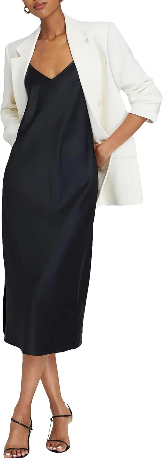 Club Monaco Women's Silk Charmeuse Slip Dress