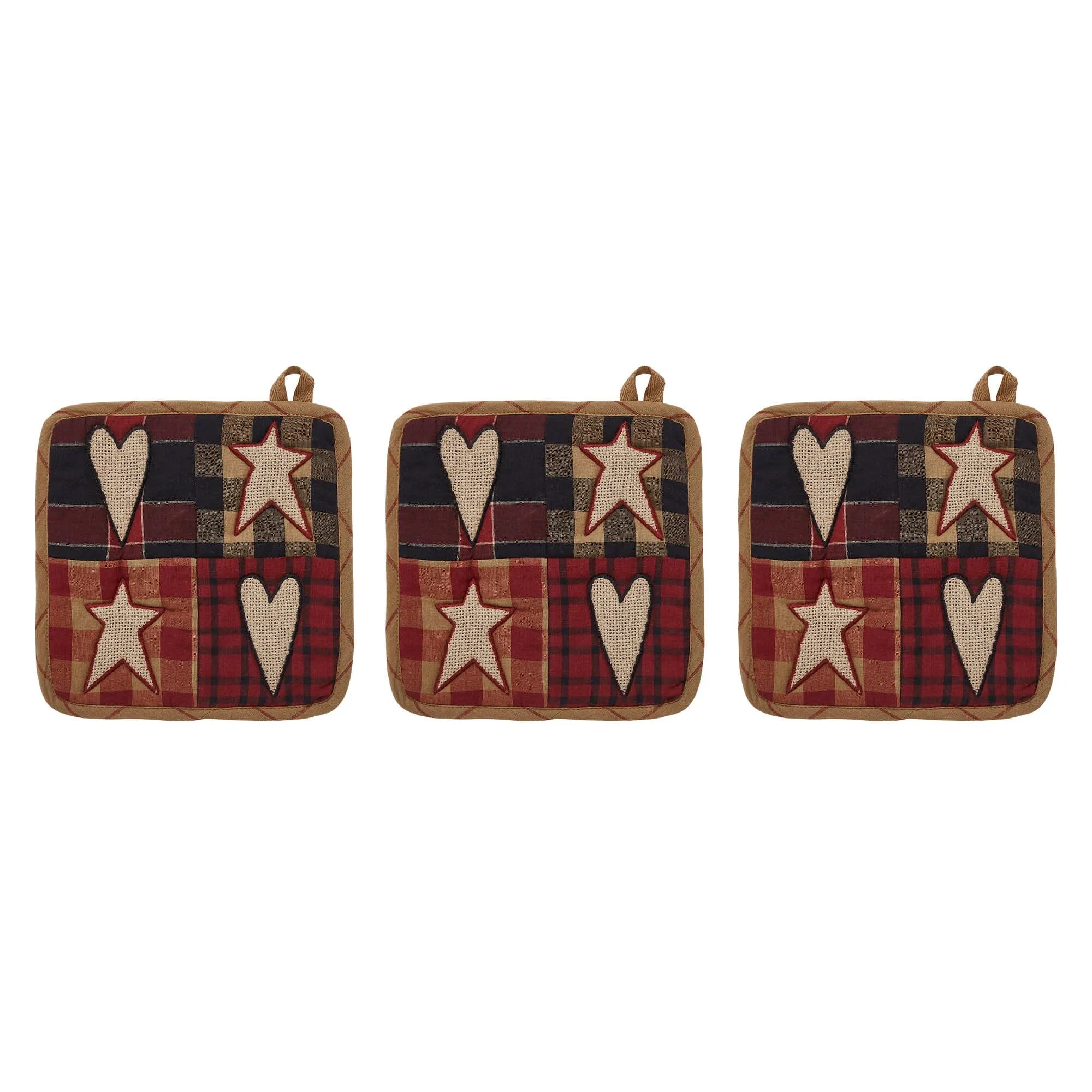 Connell Patchwork Pot Holder - Set of 3