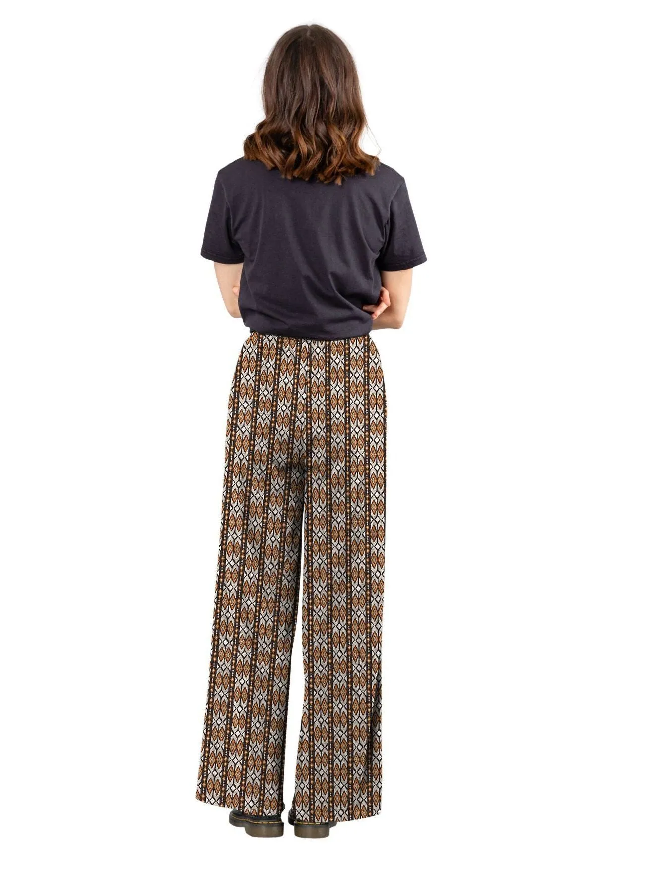 Costello Wideleg Pant - Tortoise Shell