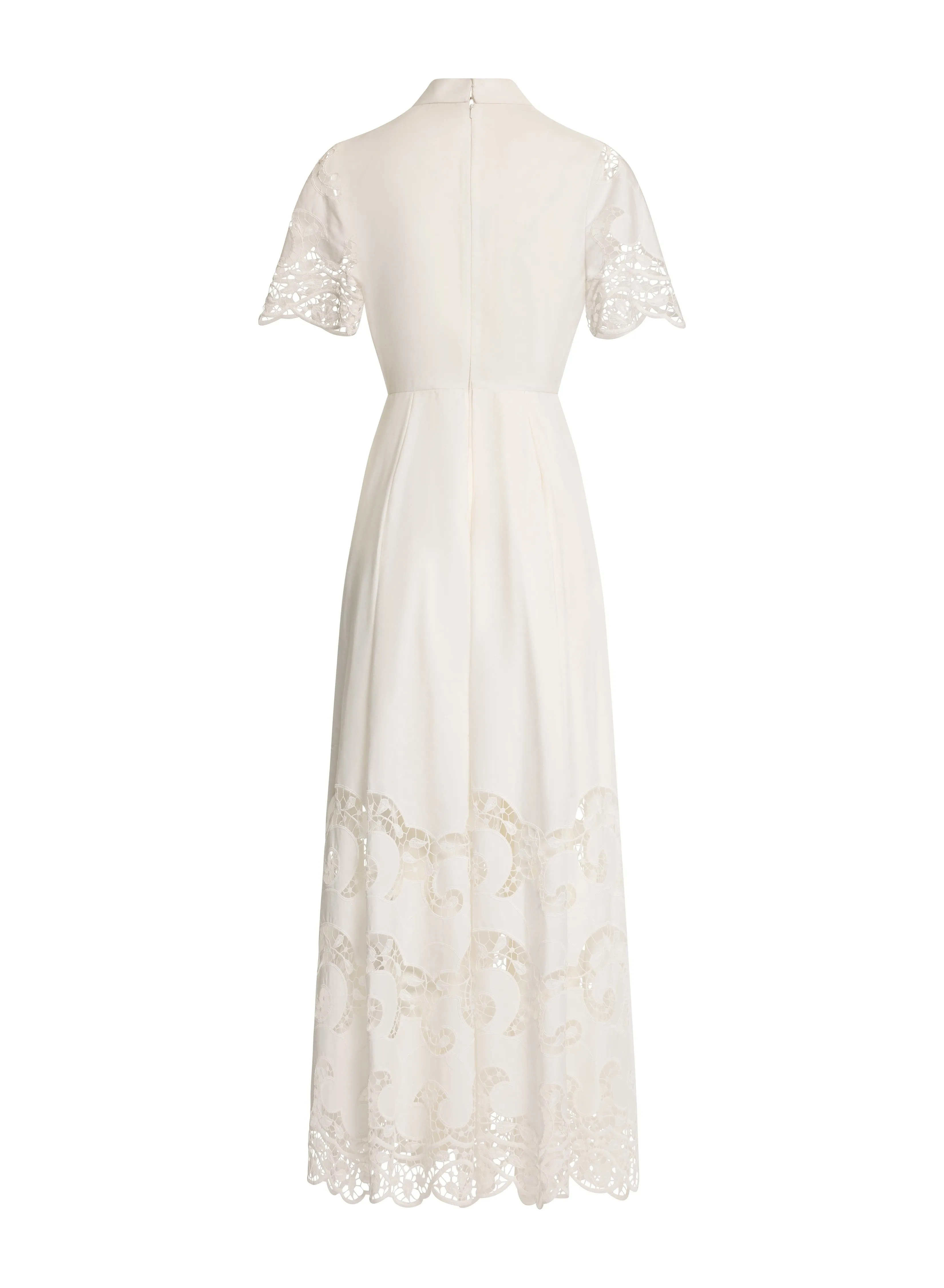 Cutwork Embroidered Cotton Dress