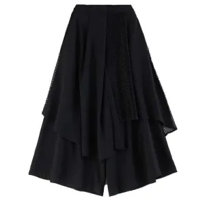 Cyber Asymmetric Wide Leg Pants