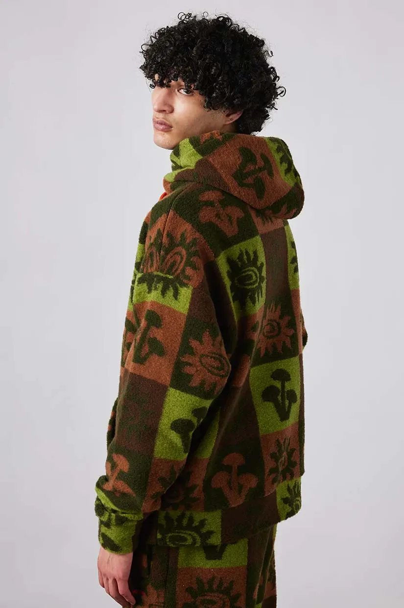 Damson Madder Happy Day Hoodie - Brown