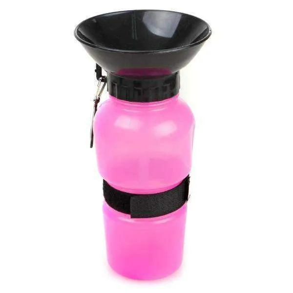 Dog Travel Water Squeeze Bottle 500ml