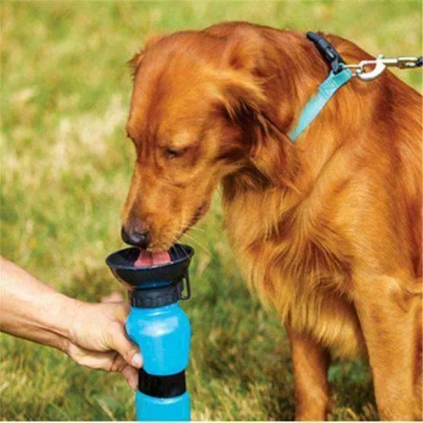 Dog Travel Water Squeeze Bottle 500ml