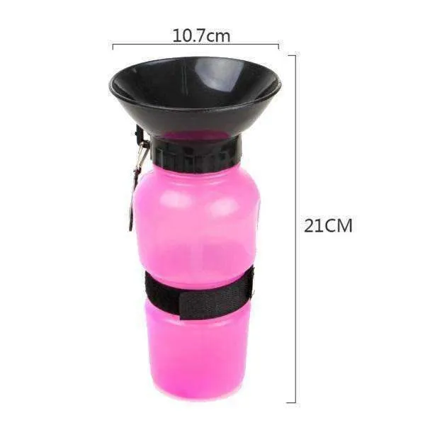 Dog Travel Water Squeeze Bottle 500ml