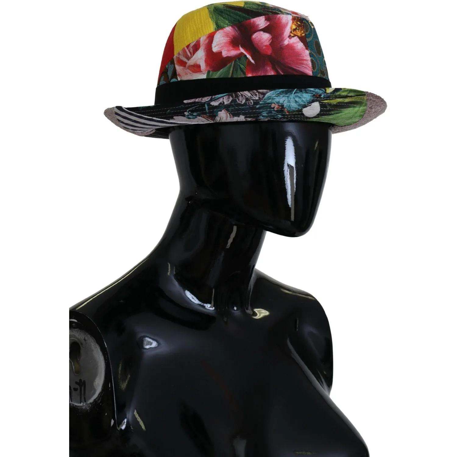 Dolce & Gabbana Eclectic Chic Multicolor Fedora Cap