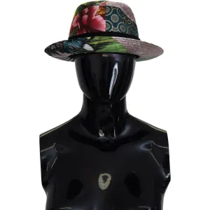 Dolce & Gabbana Eclectic Chic Multicolor Fedora Cap