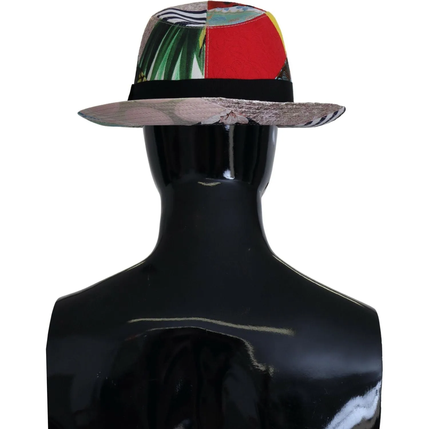 Dolce & Gabbana Eclectic Chic Multicolor Fedora Cap