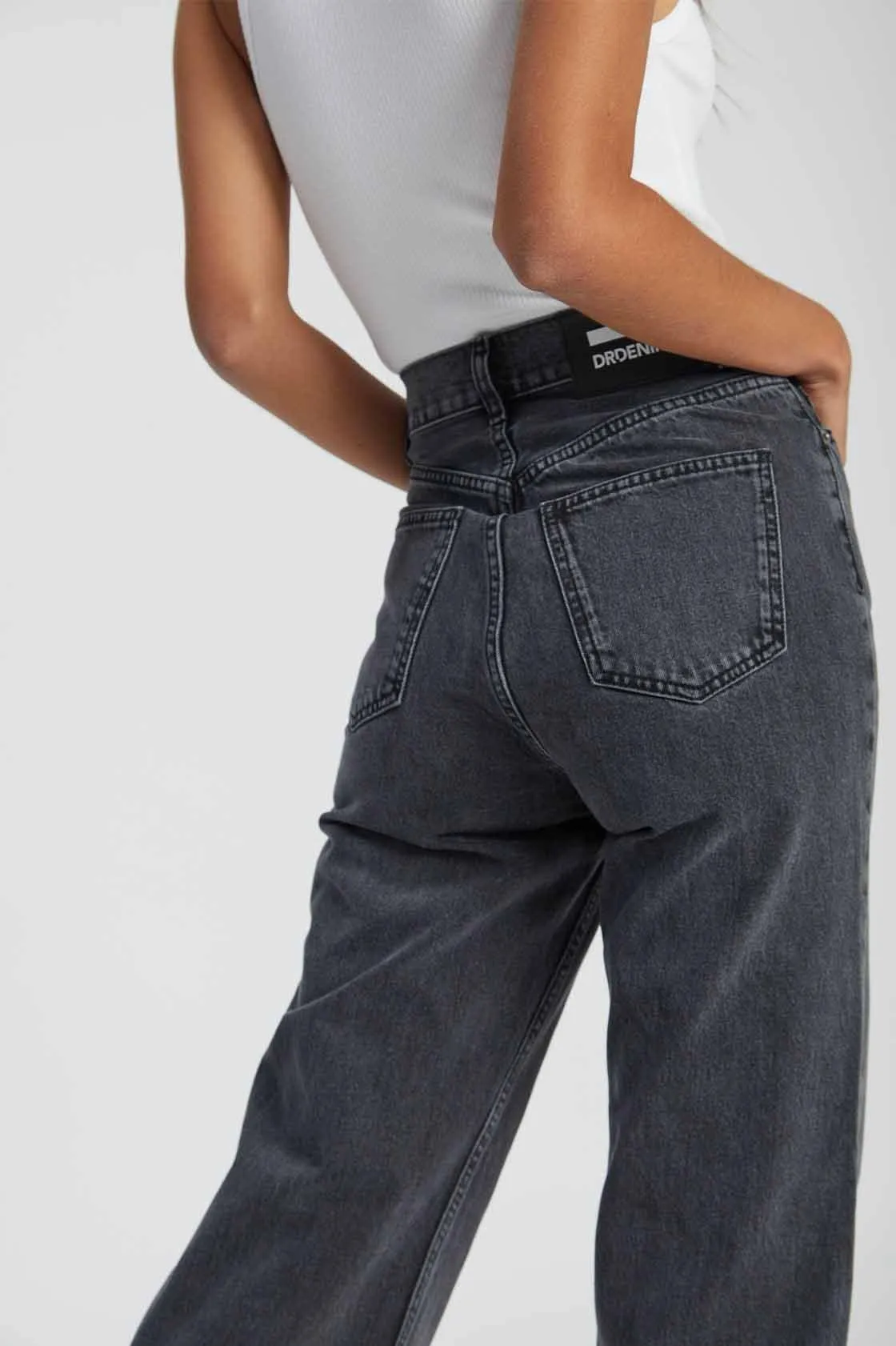 Echo Straight Jeans - Retro Black
