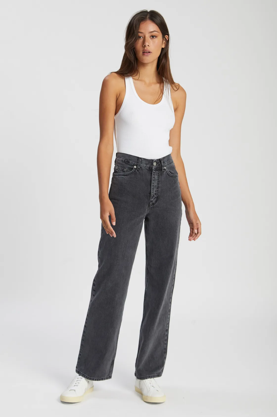 Echo Straight Jeans - Retro Black