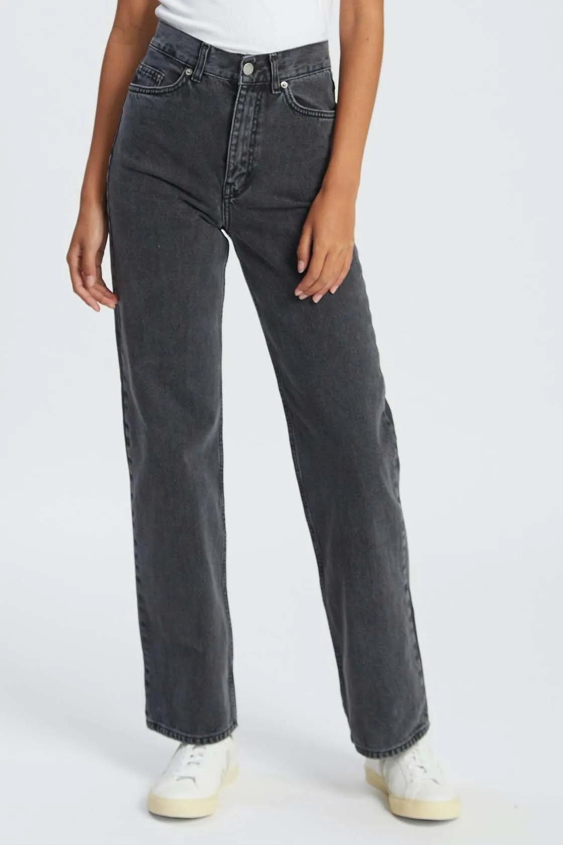 Echo Straight Jeans - Retro Black