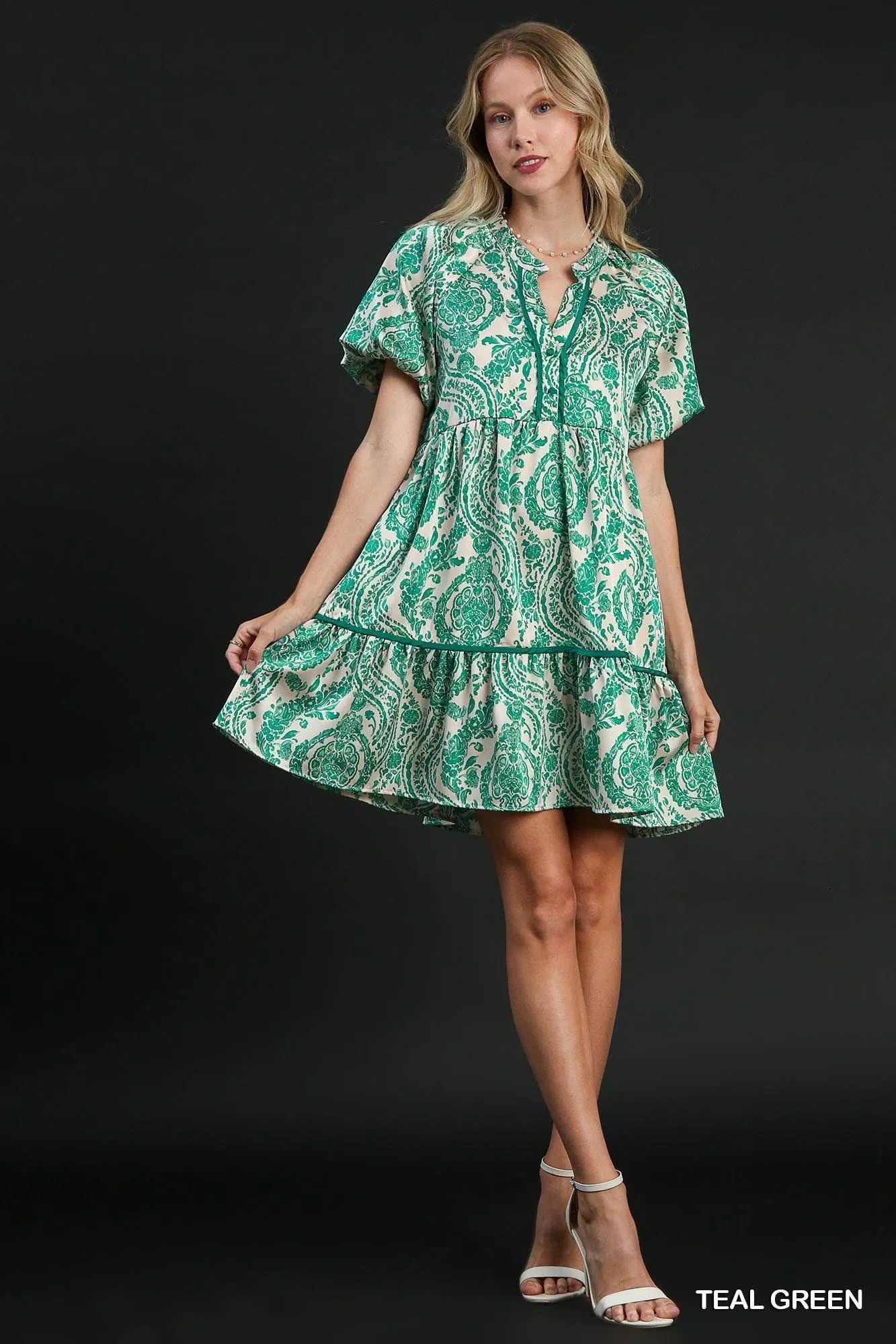 Eileen Printed Mini Dress
