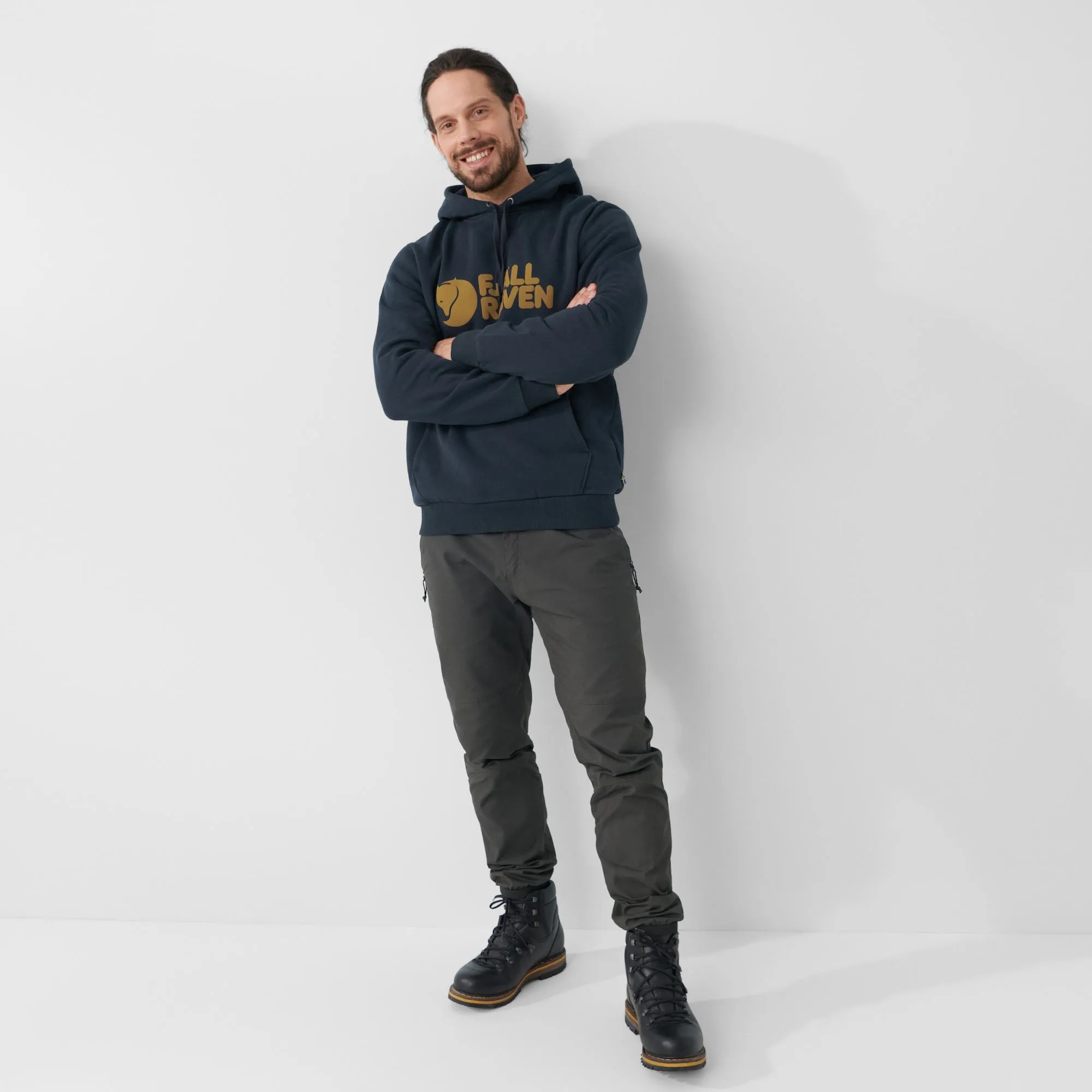 Fjallraven Logo Hoodie Men