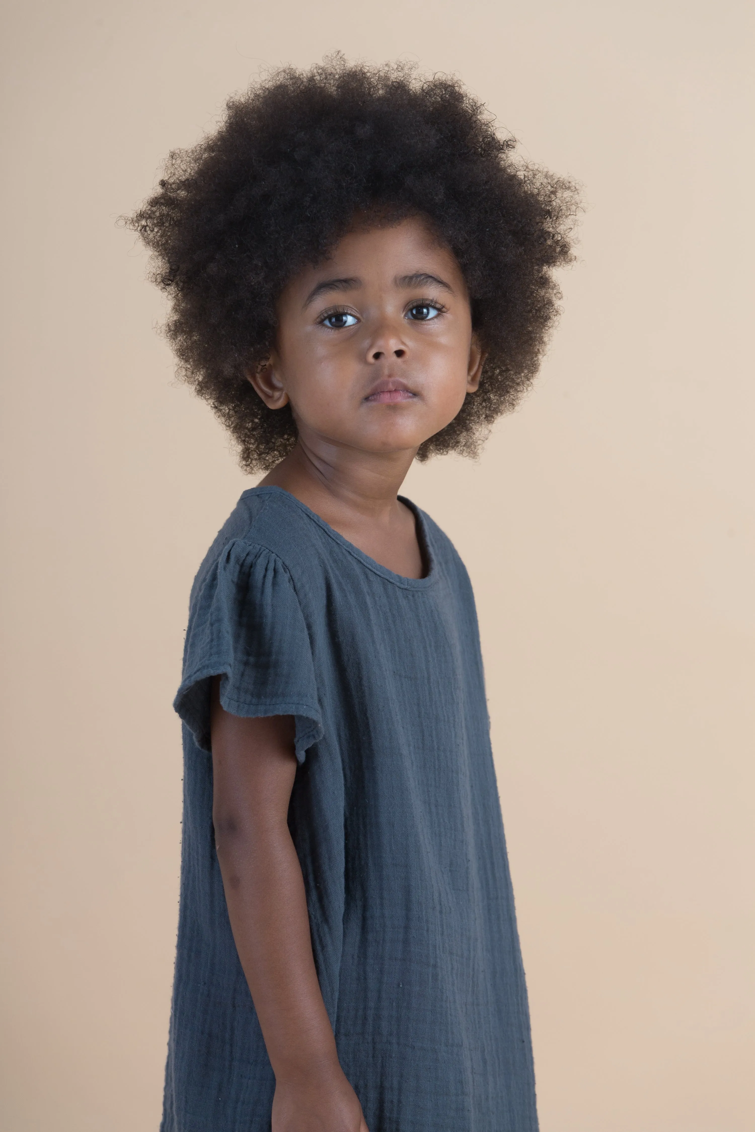 gauze flutter dress
