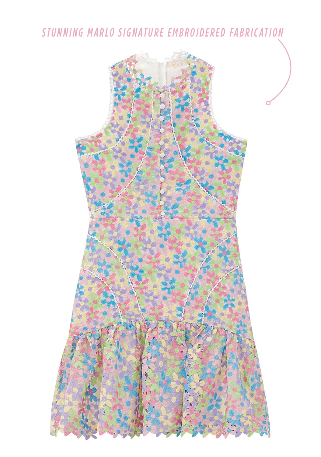 Giselle Embroidered Dress