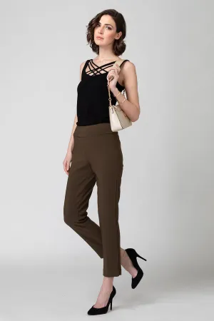 GREEN PULL ON PANTS