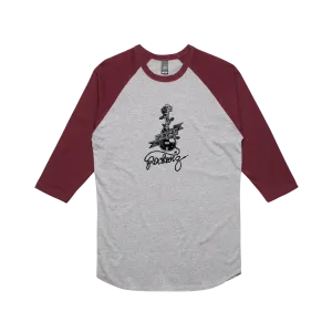 Guitar / Grey Raglan T-shirt