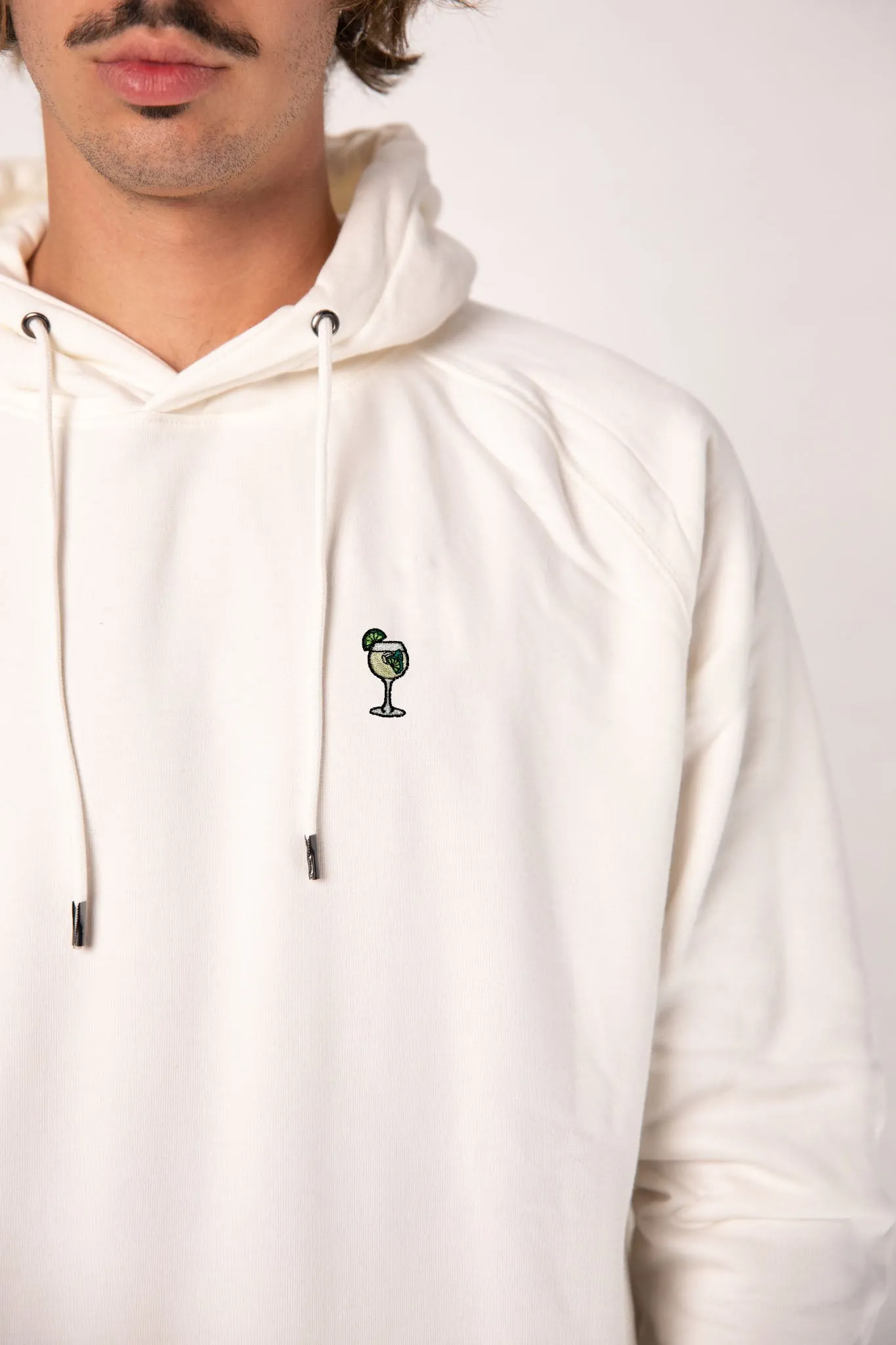 Hugo | Bestickter Bio-Baumwoll Männer Hoodie