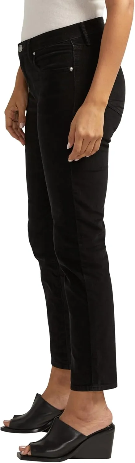 JAG Women's Cassie Mid Rise Slim Straight Leg Jeans & Pants-Legacy