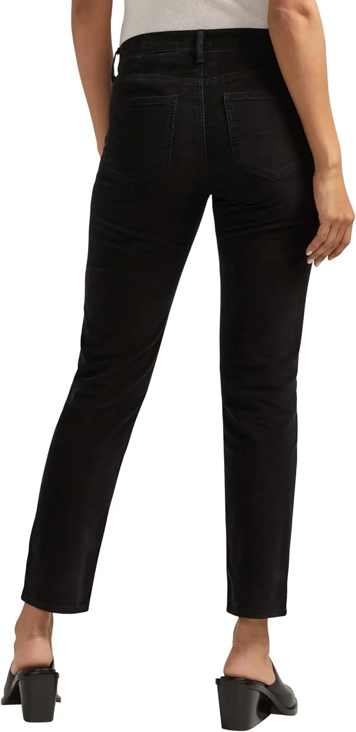 JAG Women's Cassie Mid Rise Slim Straight Leg Jeans & Pants-Legacy