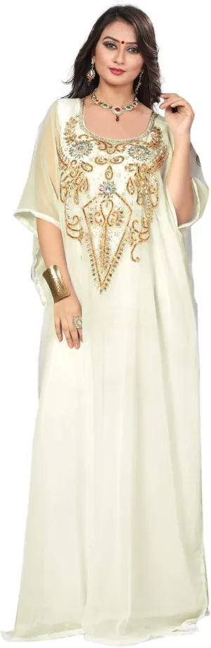 KoC Women wear Kaftan Farasha Long Maxi Party Dress Bellydance Kimono Free Size