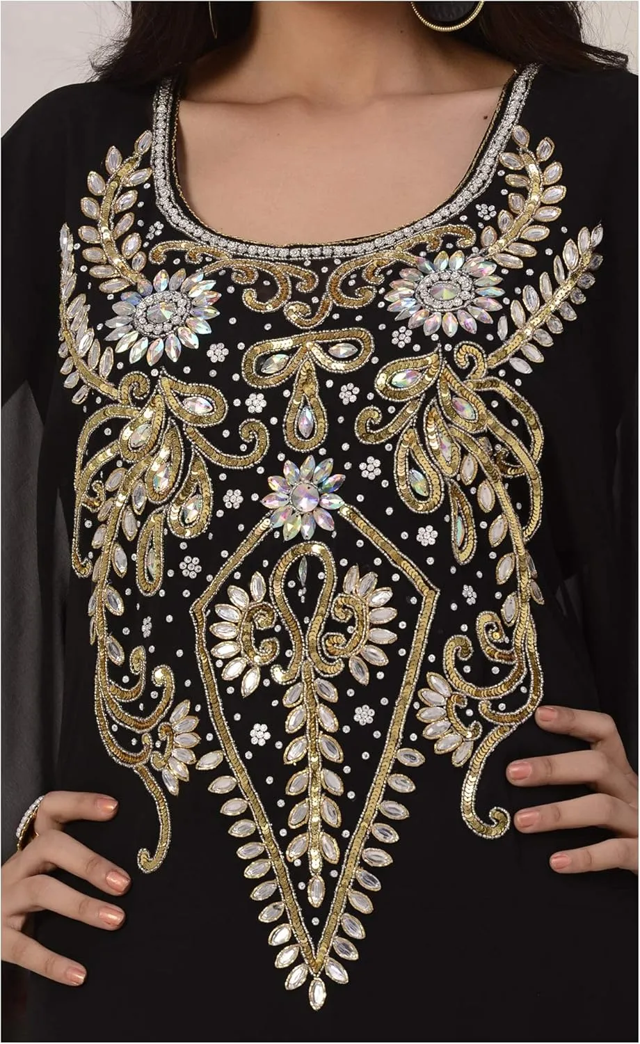 KoC Women wear Kaftan Farasha Long Maxi Party Dress Bellydance Kimono Free Size