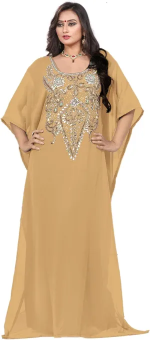 KoC Women wear Kaftan Farasha Long Maxi Party Dress Bellydance Kimono Free Size