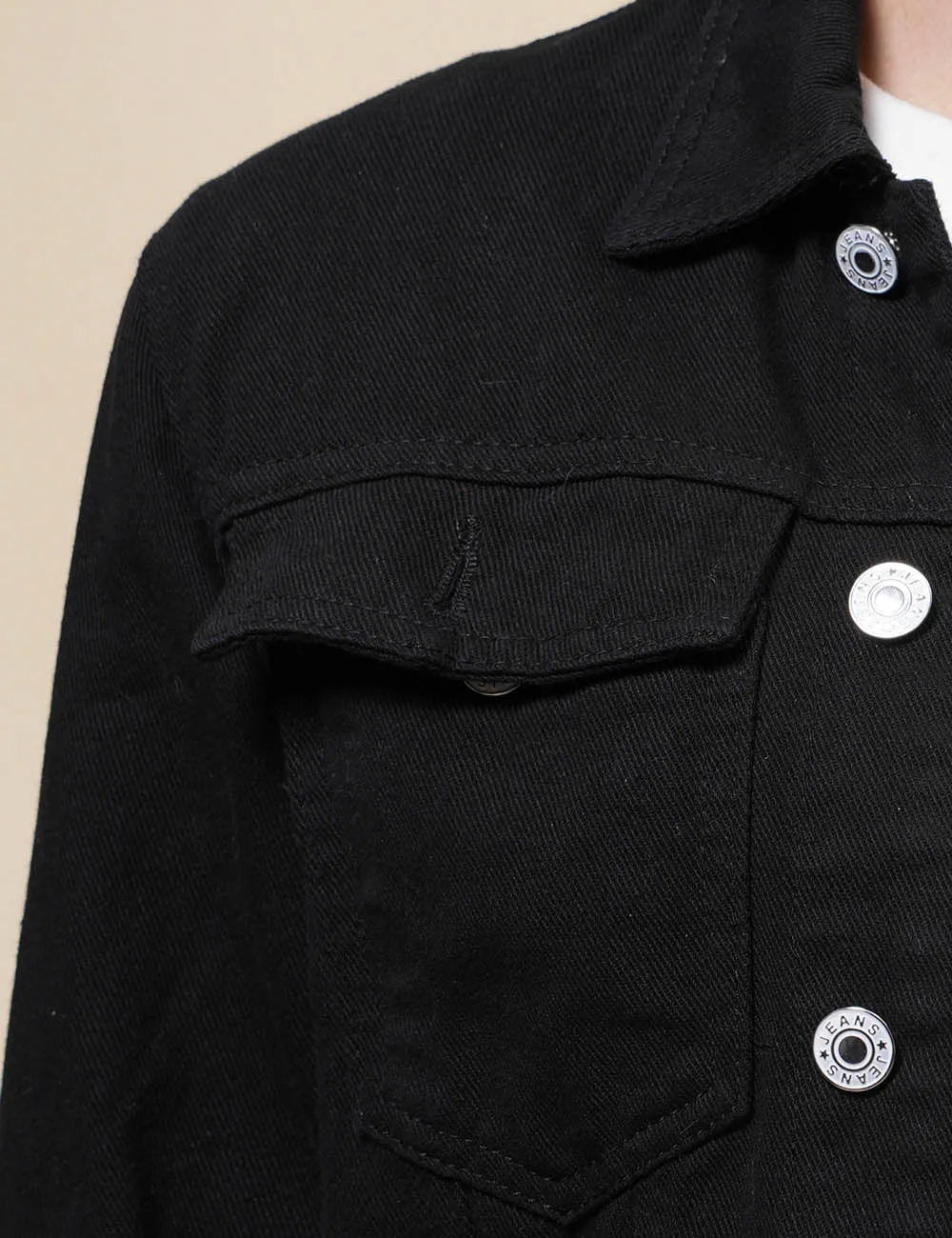 Ladies Solid Long Sleeves Turn-Down Collar Jacket 8268