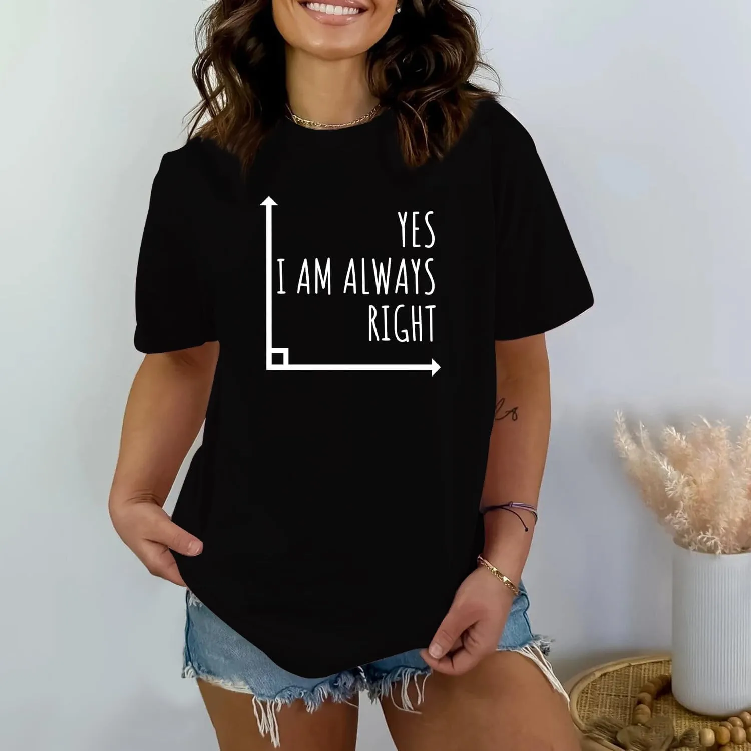 MAIHUN Math Teacher Shirt for Women Funny Teaching Tshirt Math Teacher Life Tee Tops