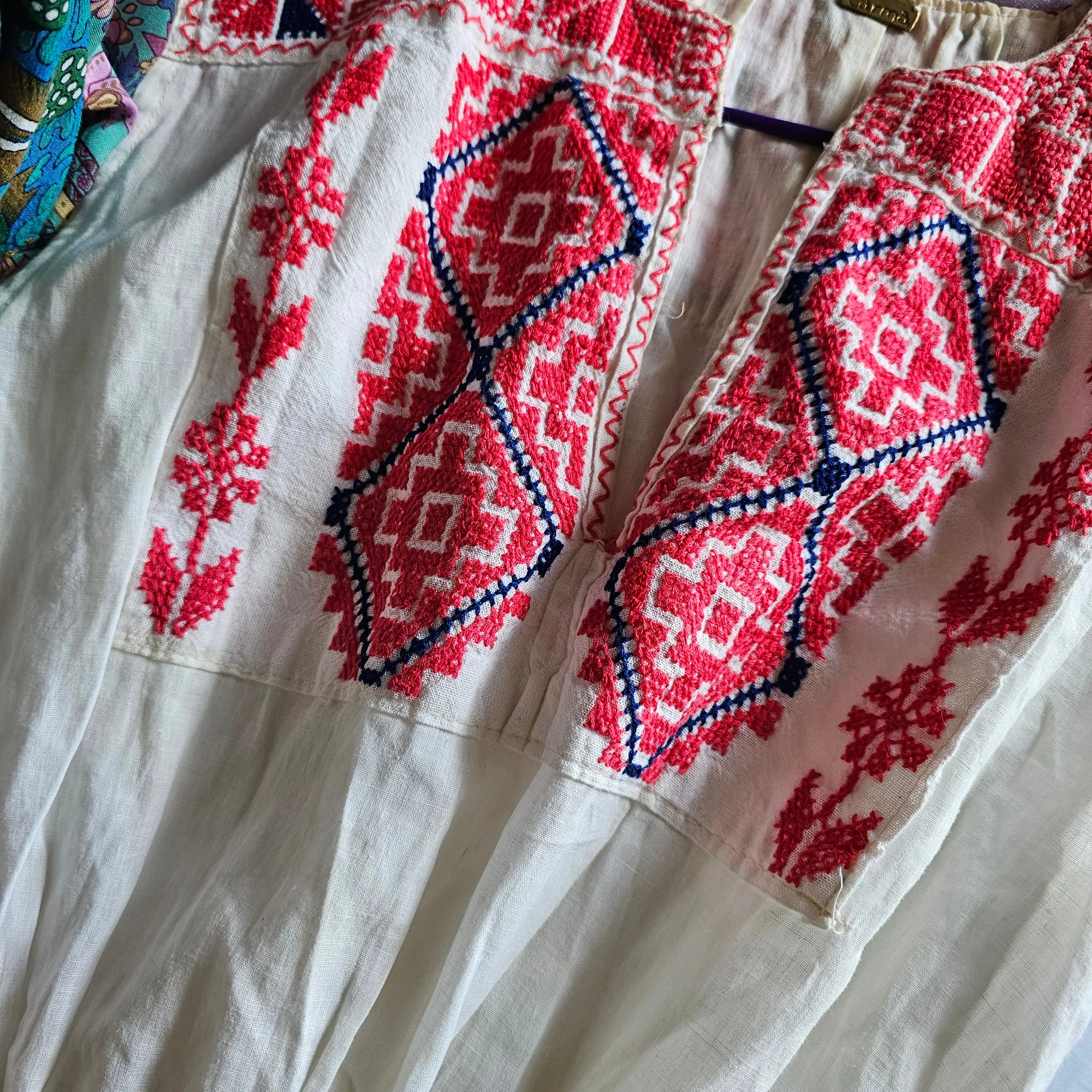 Mexican cotton dress small