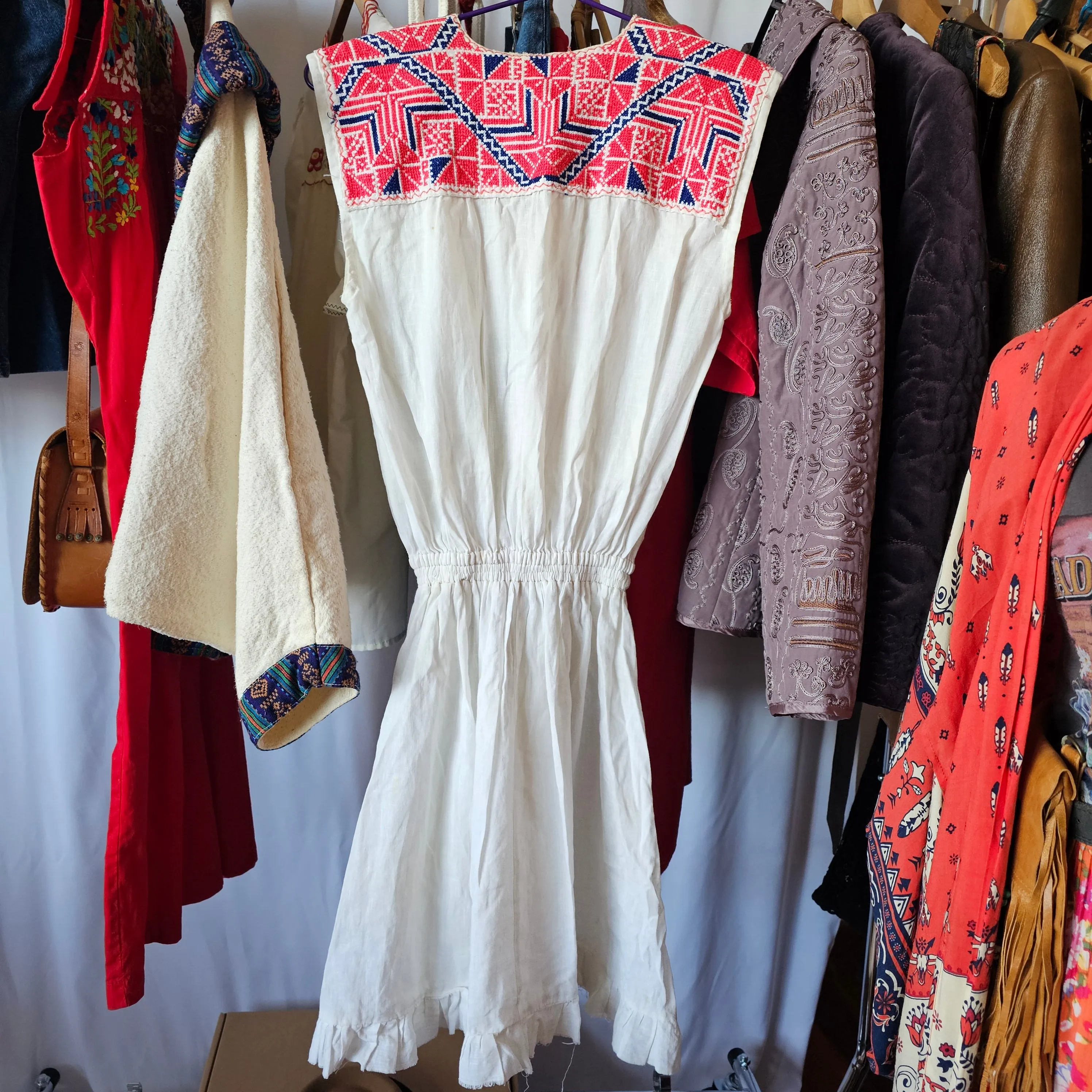 Mexican cotton dress small