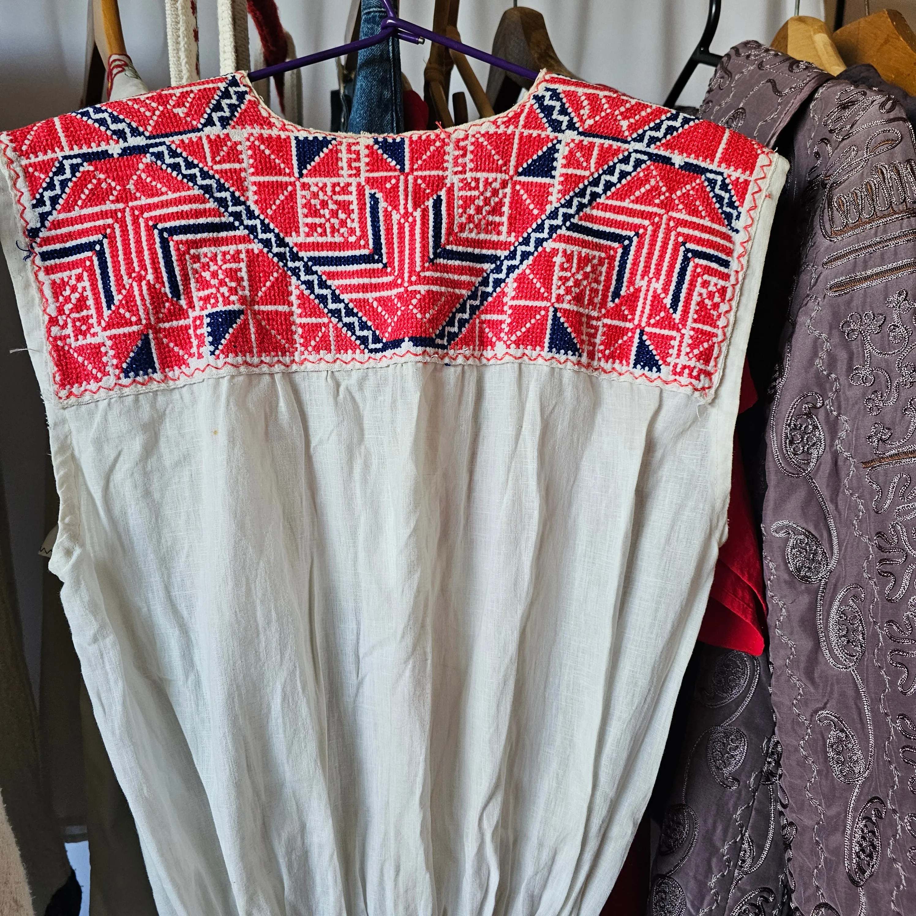 Mexican cotton dress small