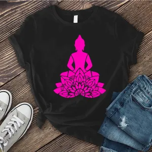Neon Buddha Flower T-Shirt