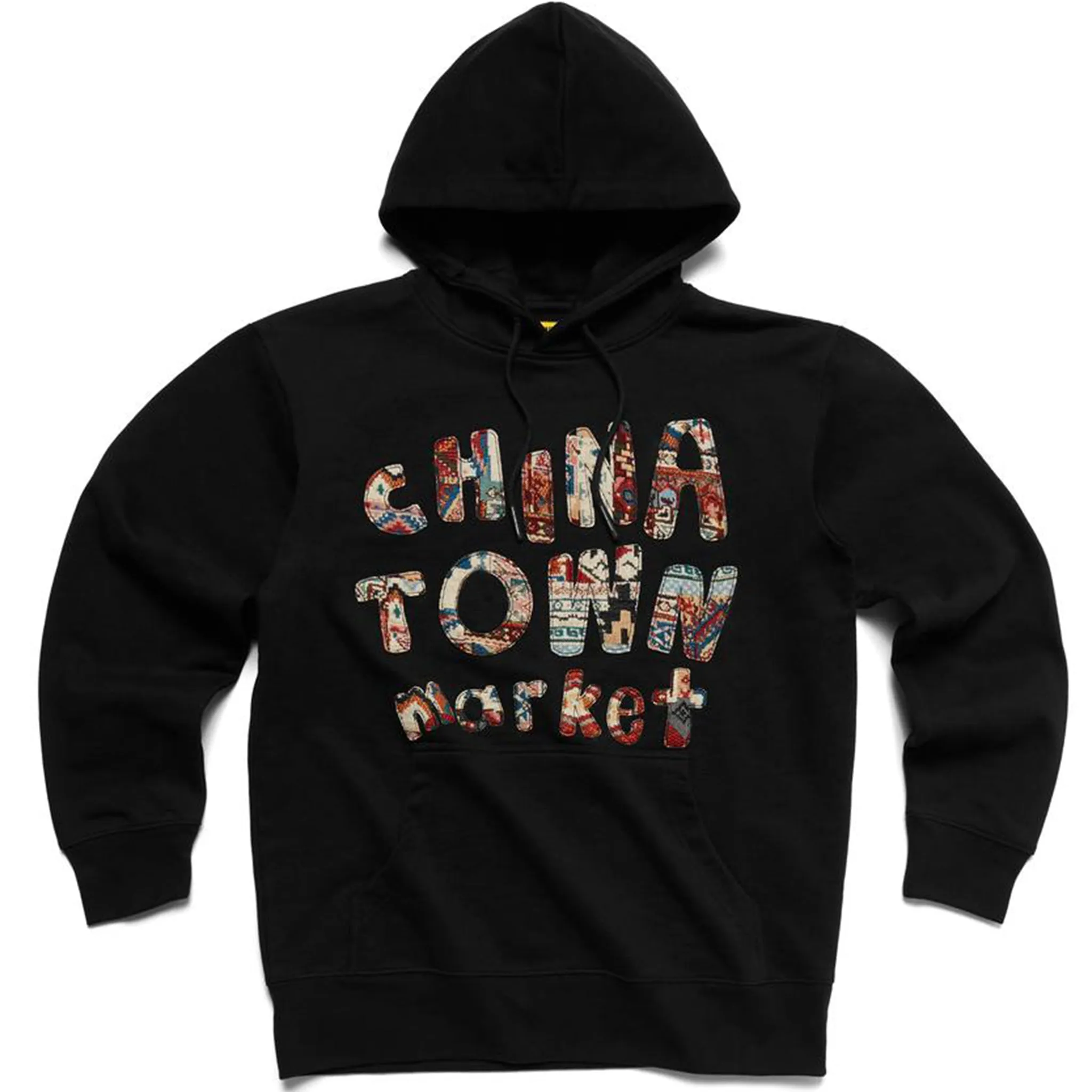 Patchwork Hoodie (Black)