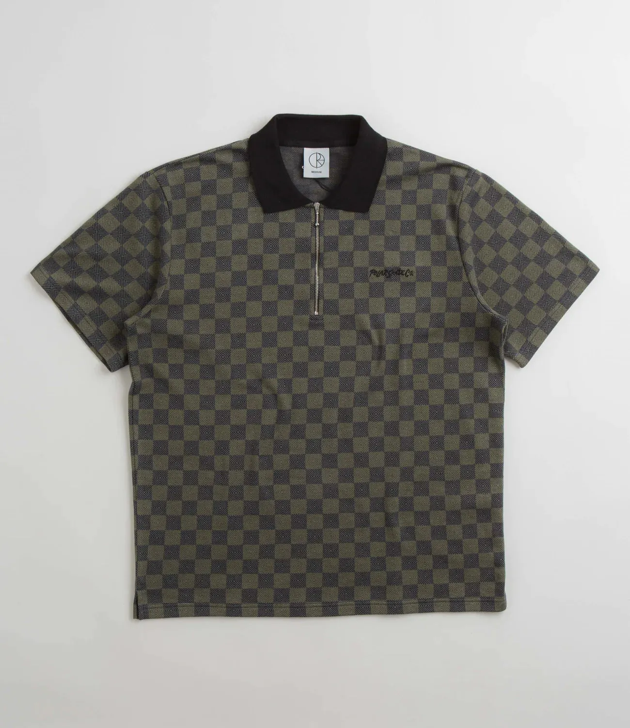 Polar Jacques Polo Shirt Checkered: Black/Green