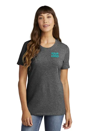 Port & Company Ladies Branded Core Cotton Tee's, Dark Heather Grey