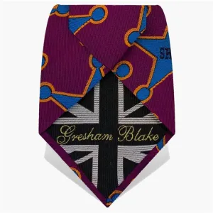 Purple & Blue Sheriff Tie