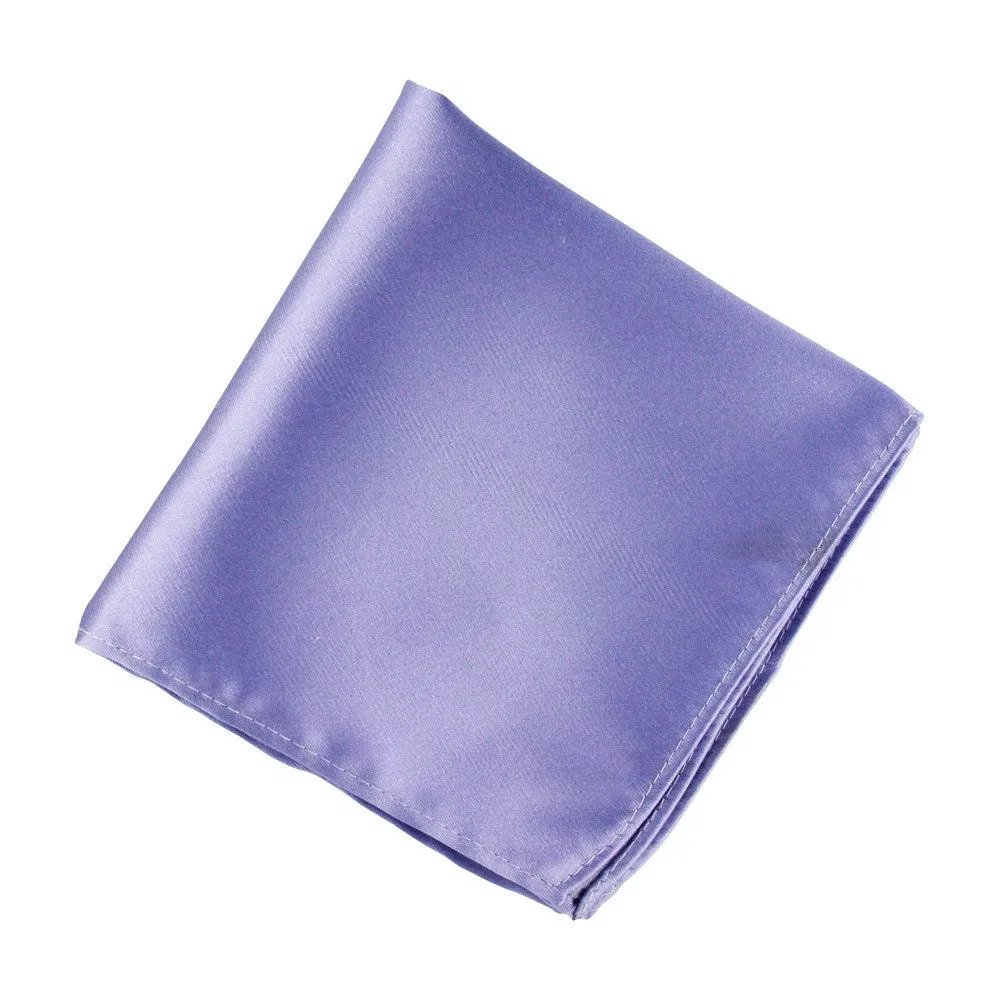 Purple Silk Pocket Square