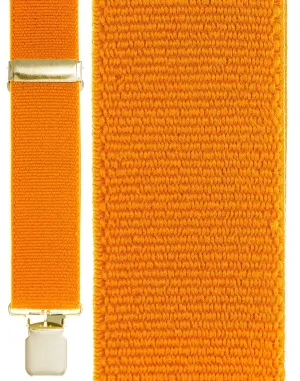 "Fluorescent Orange Terry Casual" Suspenders
