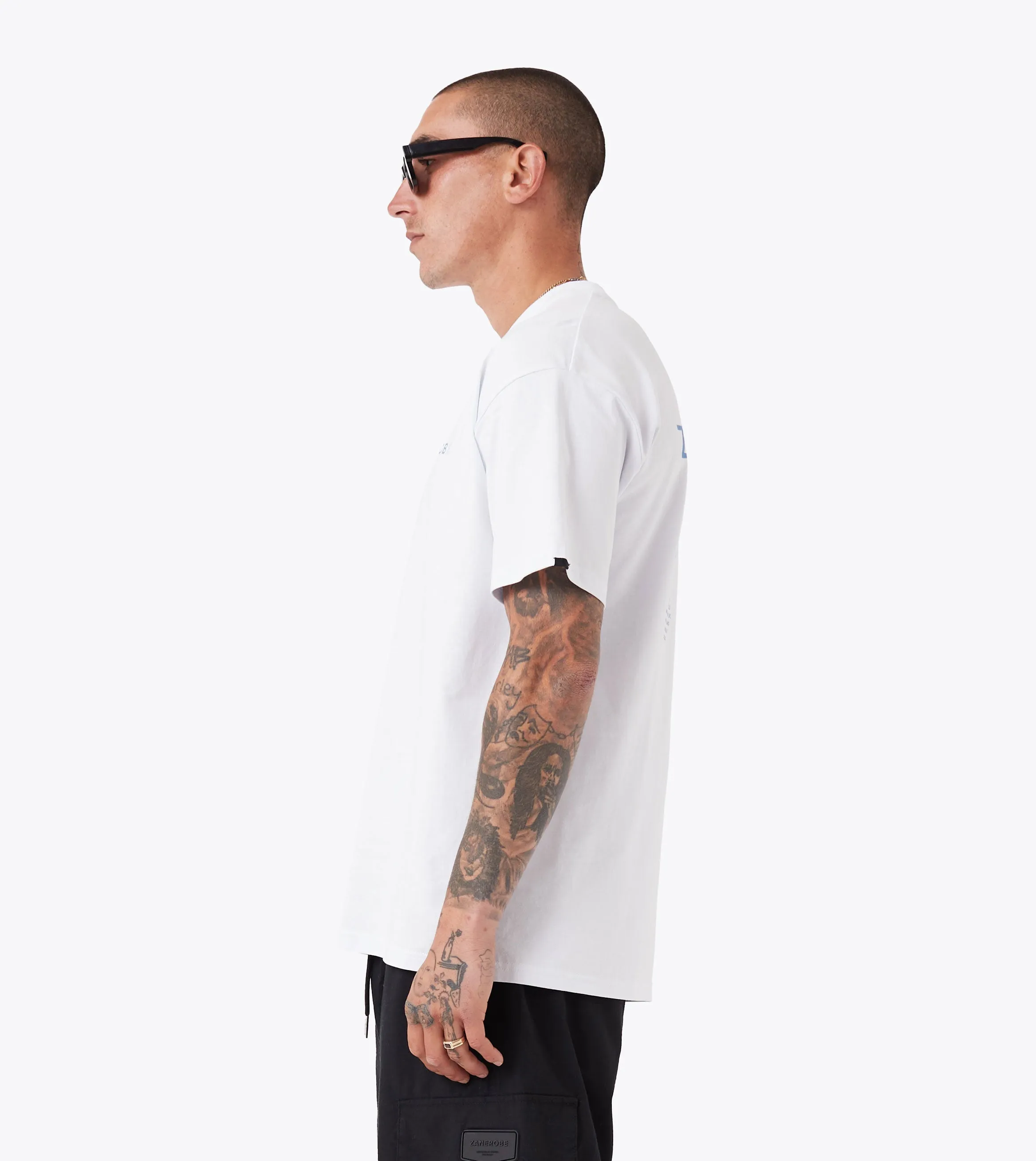 Rainbow Box Tee White