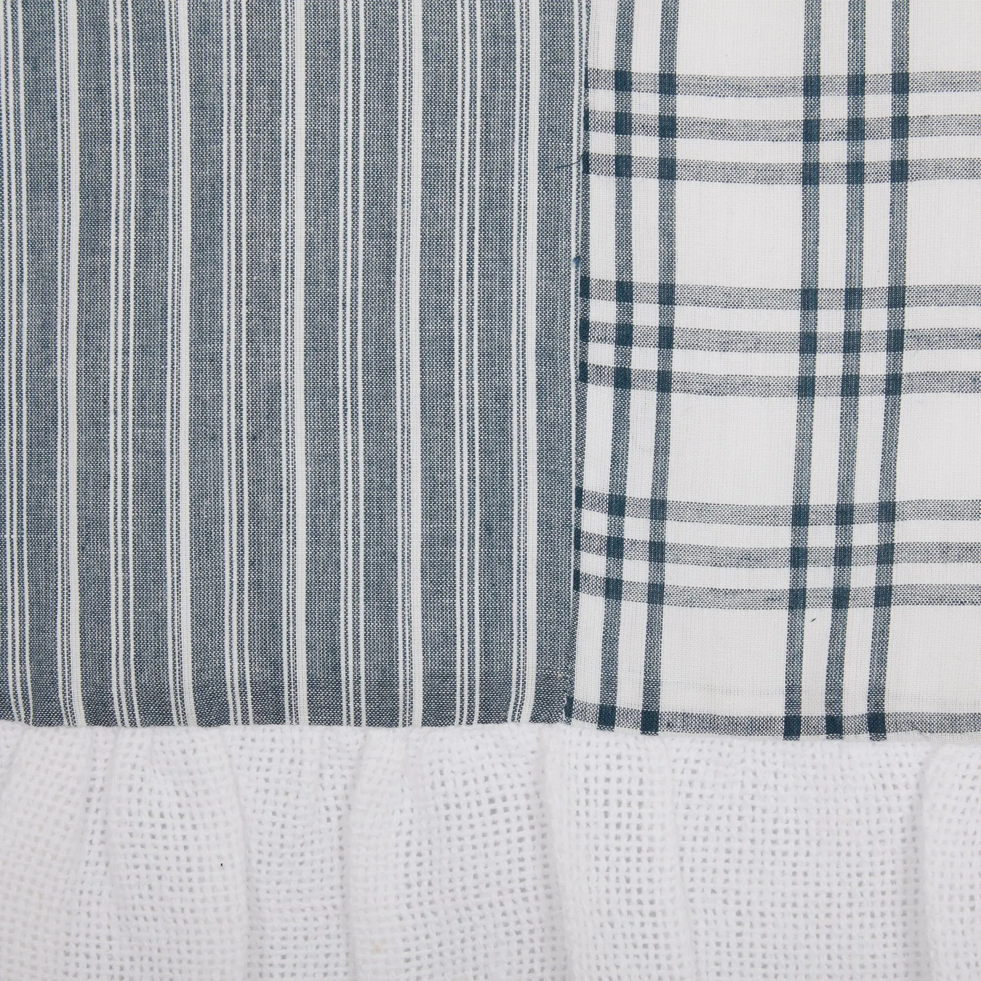 Sawyer Mill Blue Patchwork Lined Valance 72"